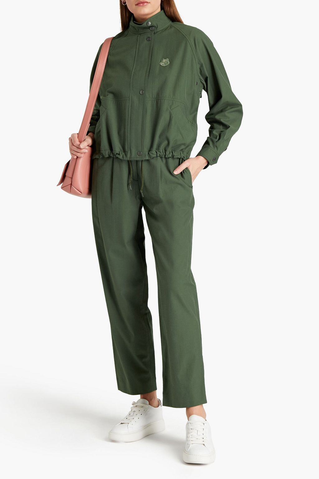 KENZO Appliquéd twill jacket