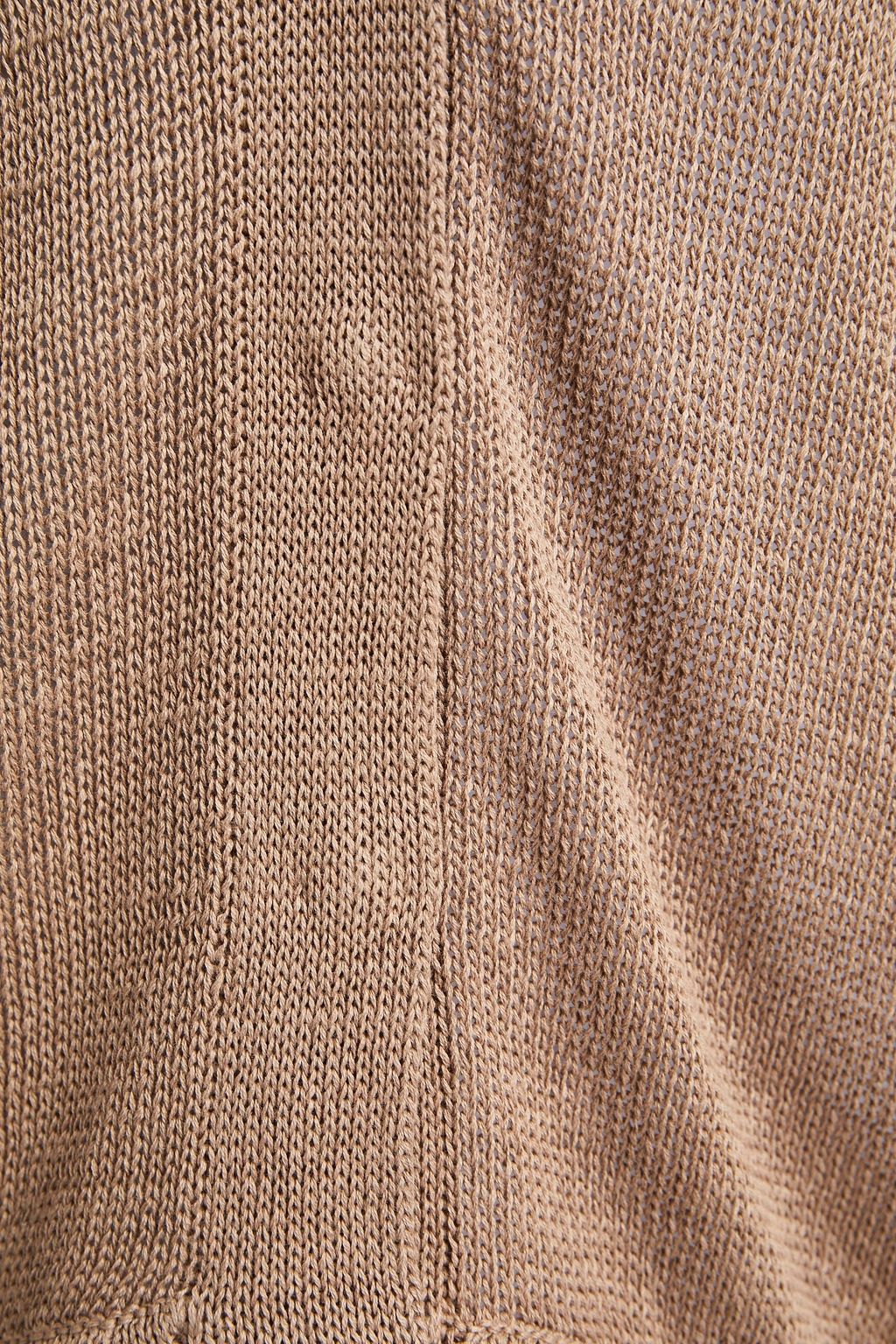 BRUNELLO CUCINELLI Bead-embellished cotton cardigan
