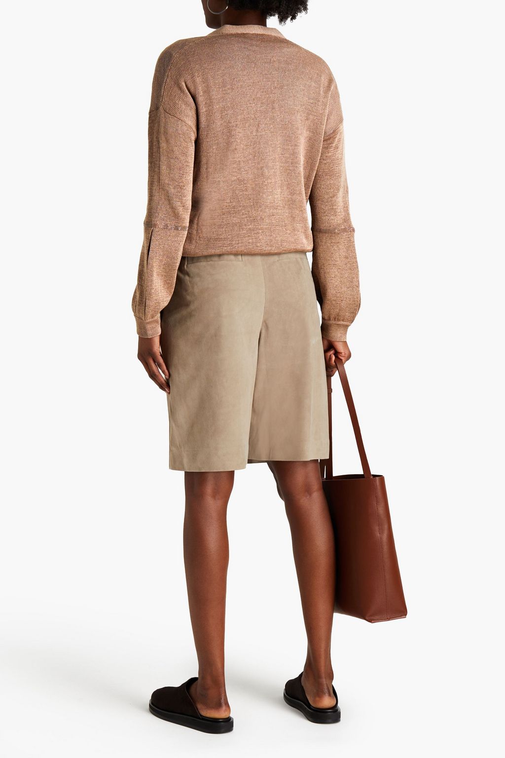 BRUNELLO CUCINELLI Bead-embellished cotton cardigan