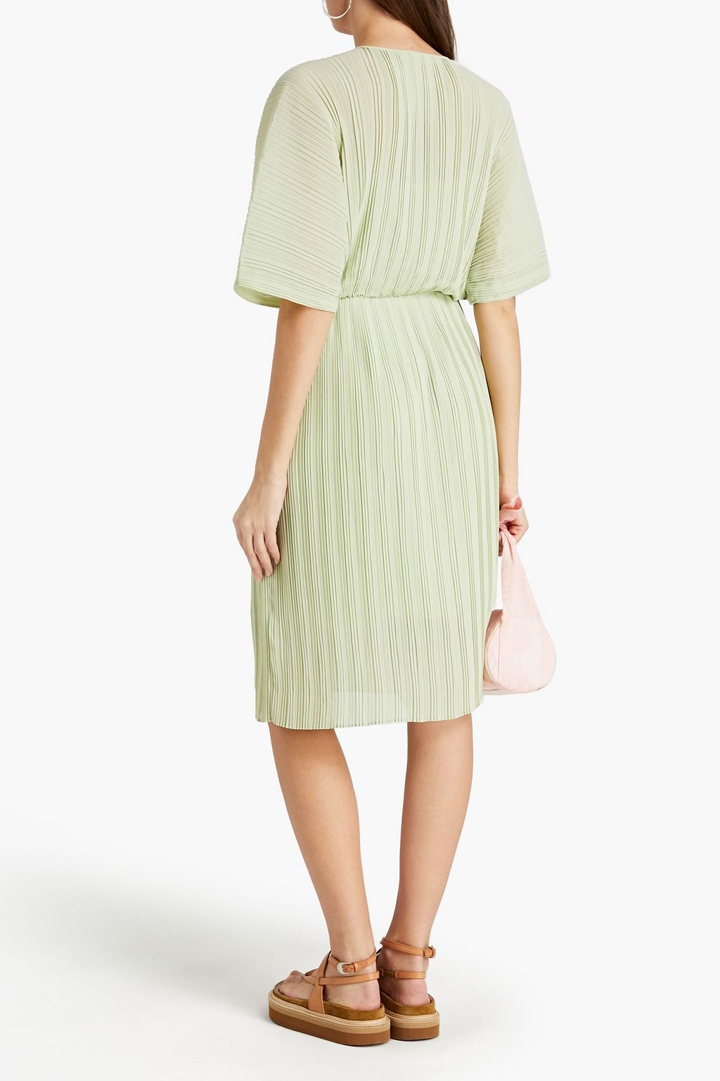 SAMSØE Φ SAMSØE Plissé crepe dress