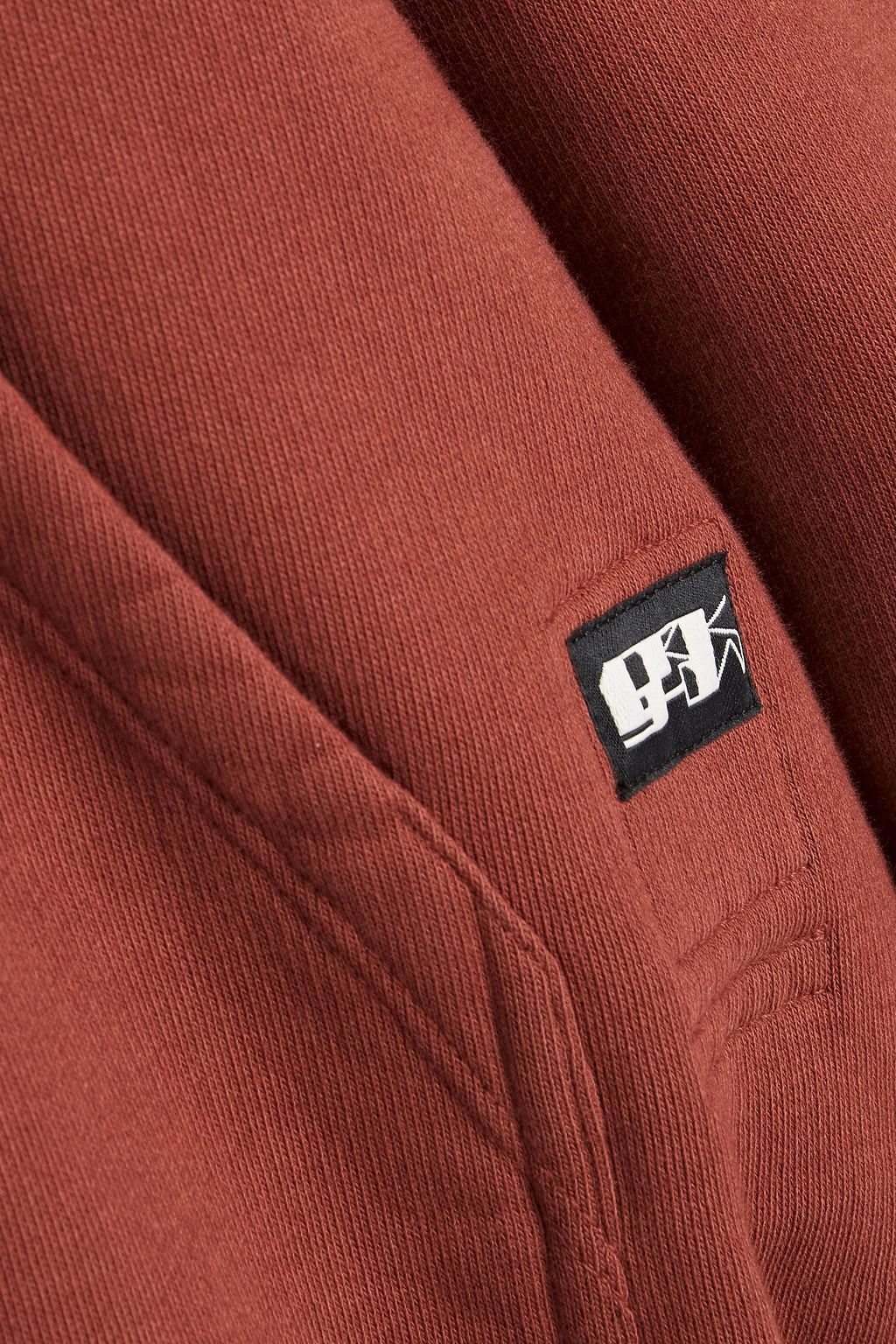 DRKSHDW BY RICK OWENS Granbury cotton-fleece hoodie