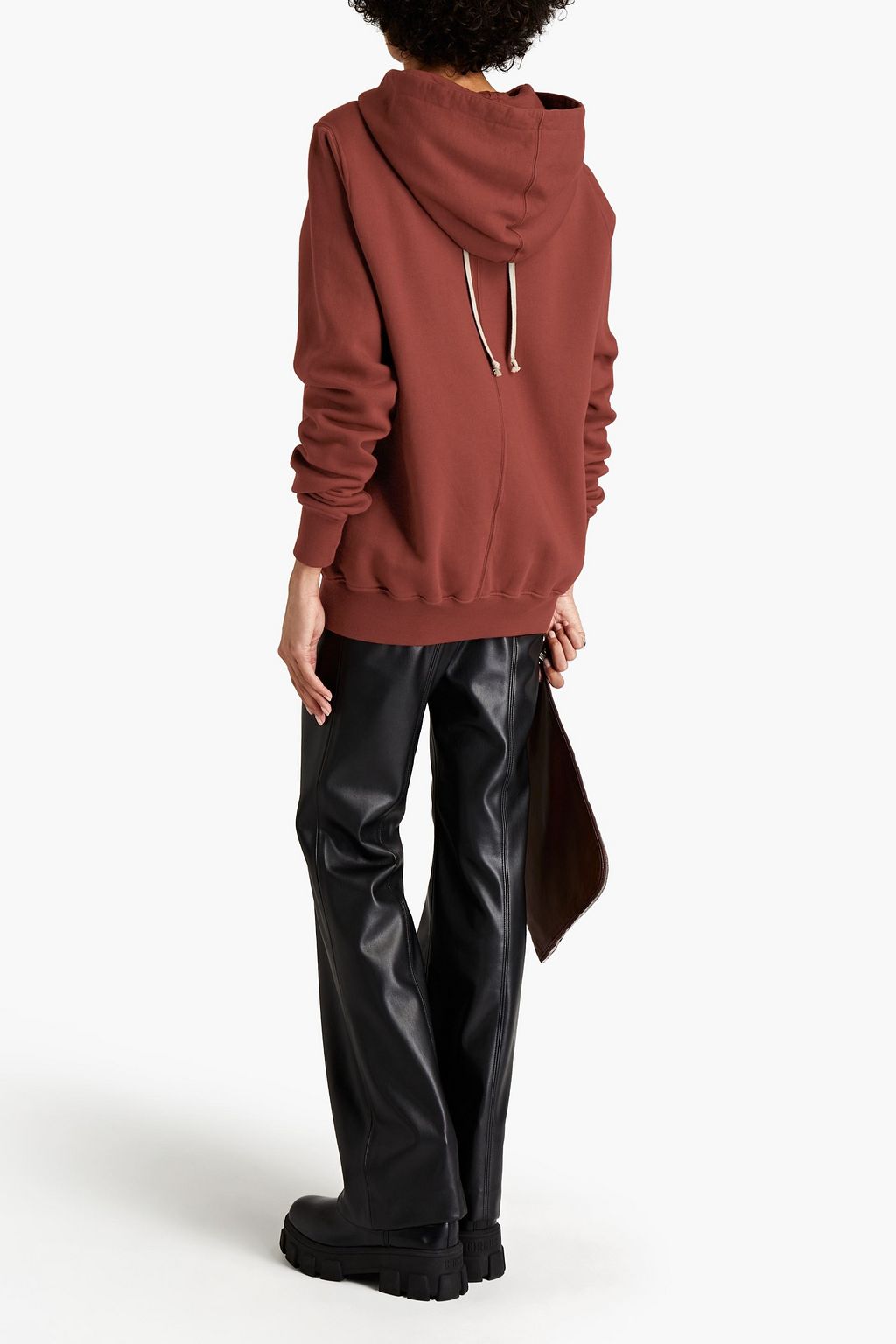 DRKSHDW BY RICK OWENS Granbury cotton-fleece hoodie
