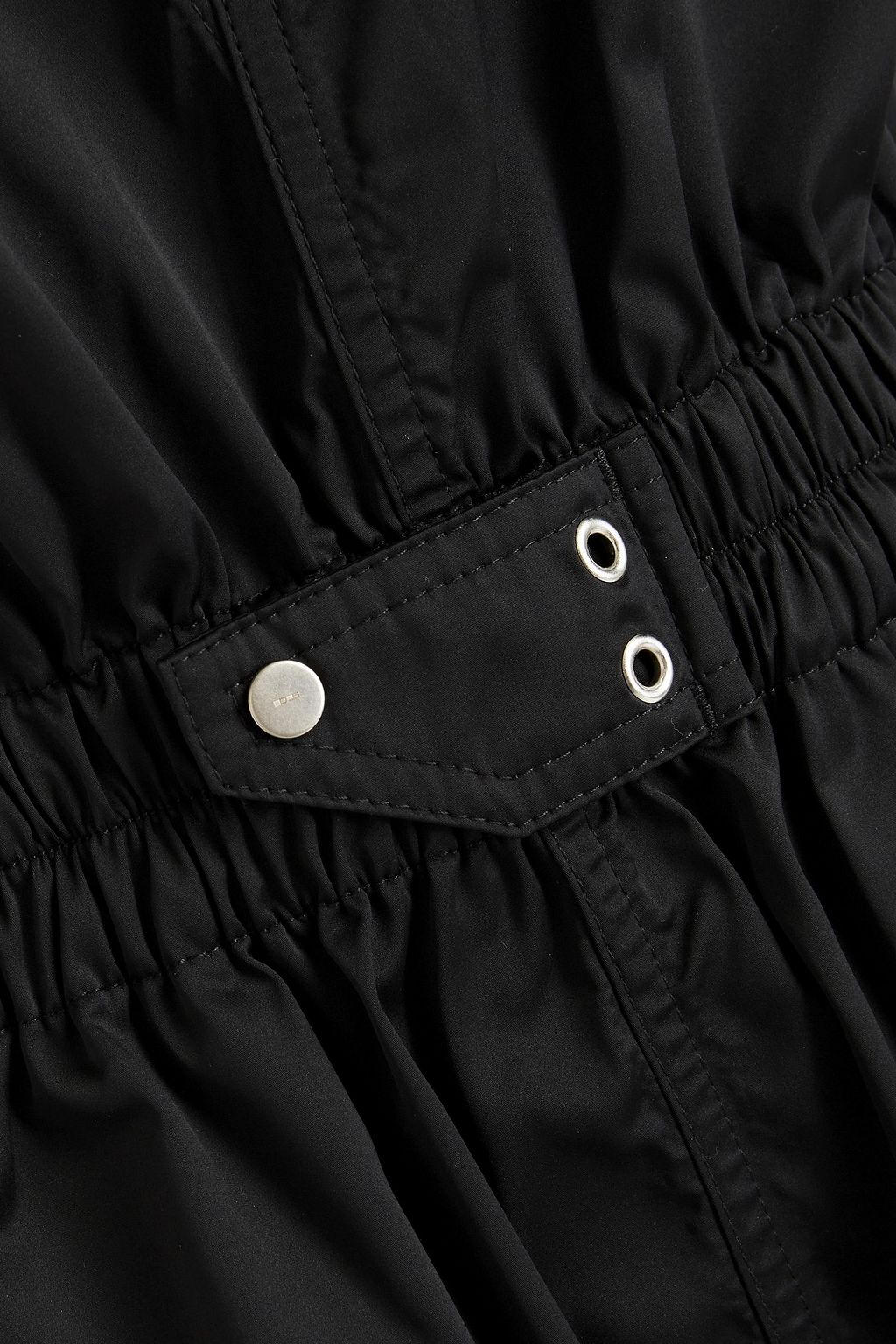 DRKSHDW BY RICK OWENS Bodybag gathered taffeta playsuit