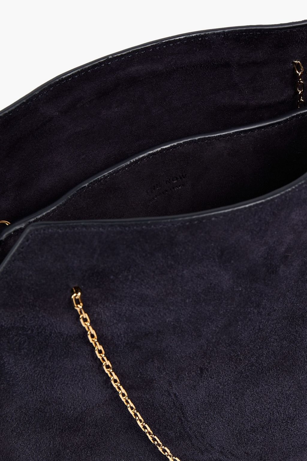 THE ROW Lunch Bag small suede tote