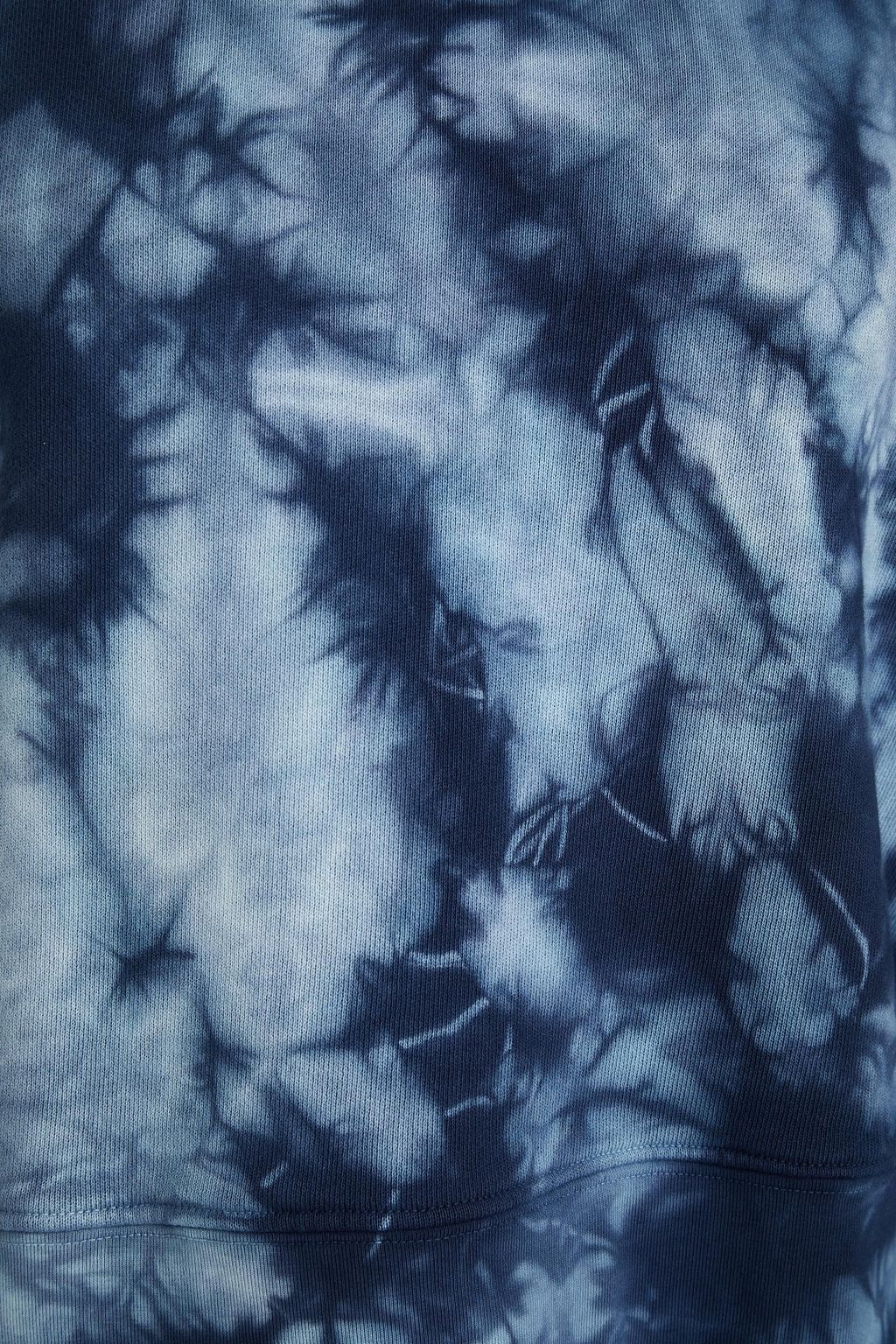 SIMKHAI Tie-dyed organic French cotton-terry sweatshirt