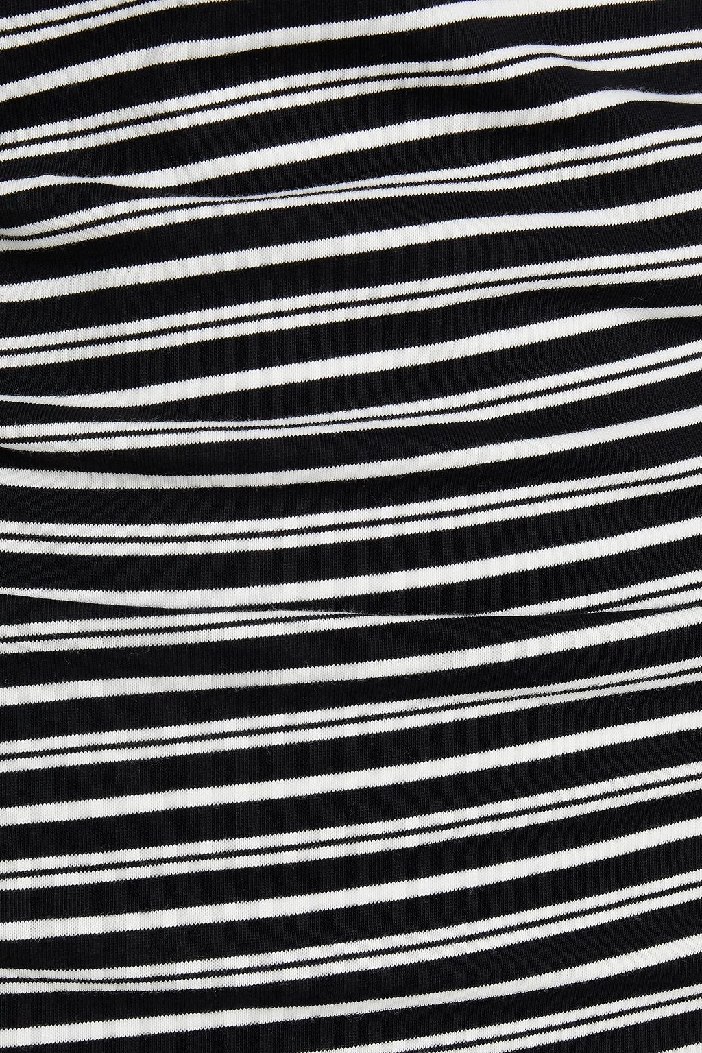 SIMKHAI Ruched cotton-jersey bodysuit