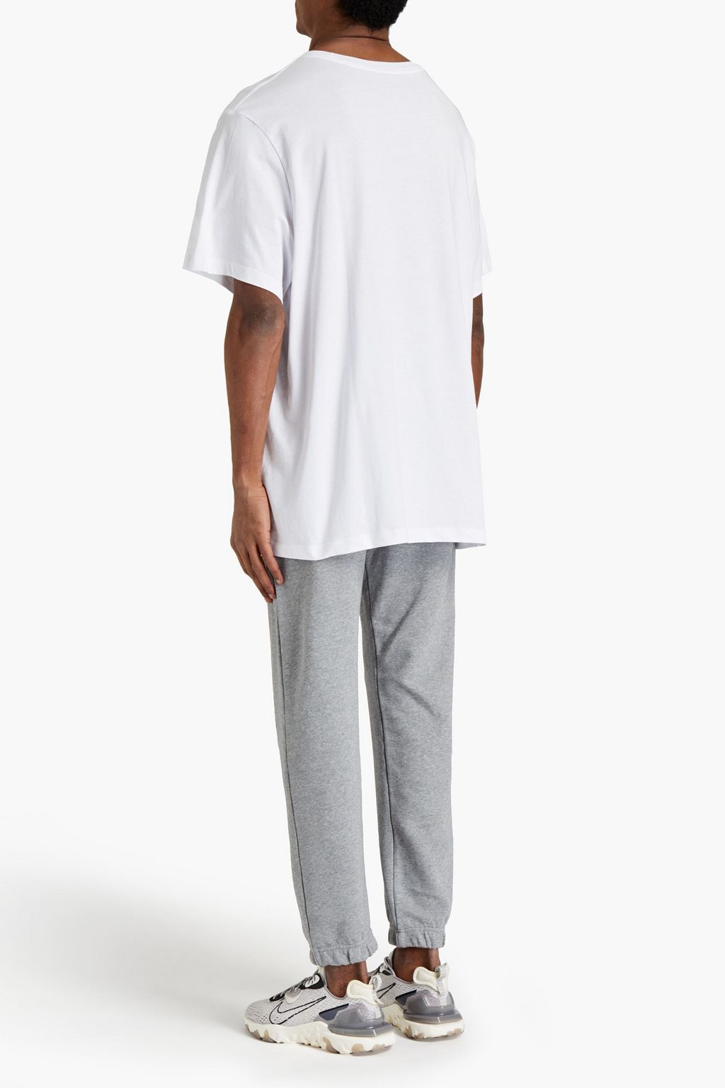 NIKE Printed cotton-jersey T-shirt