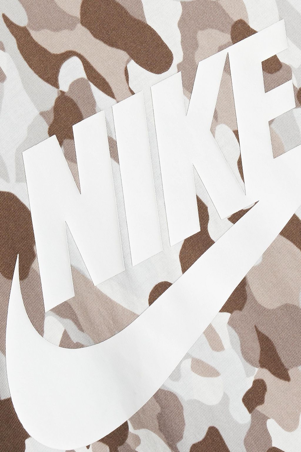 NIKE Printed cotton-jersey T-shirt