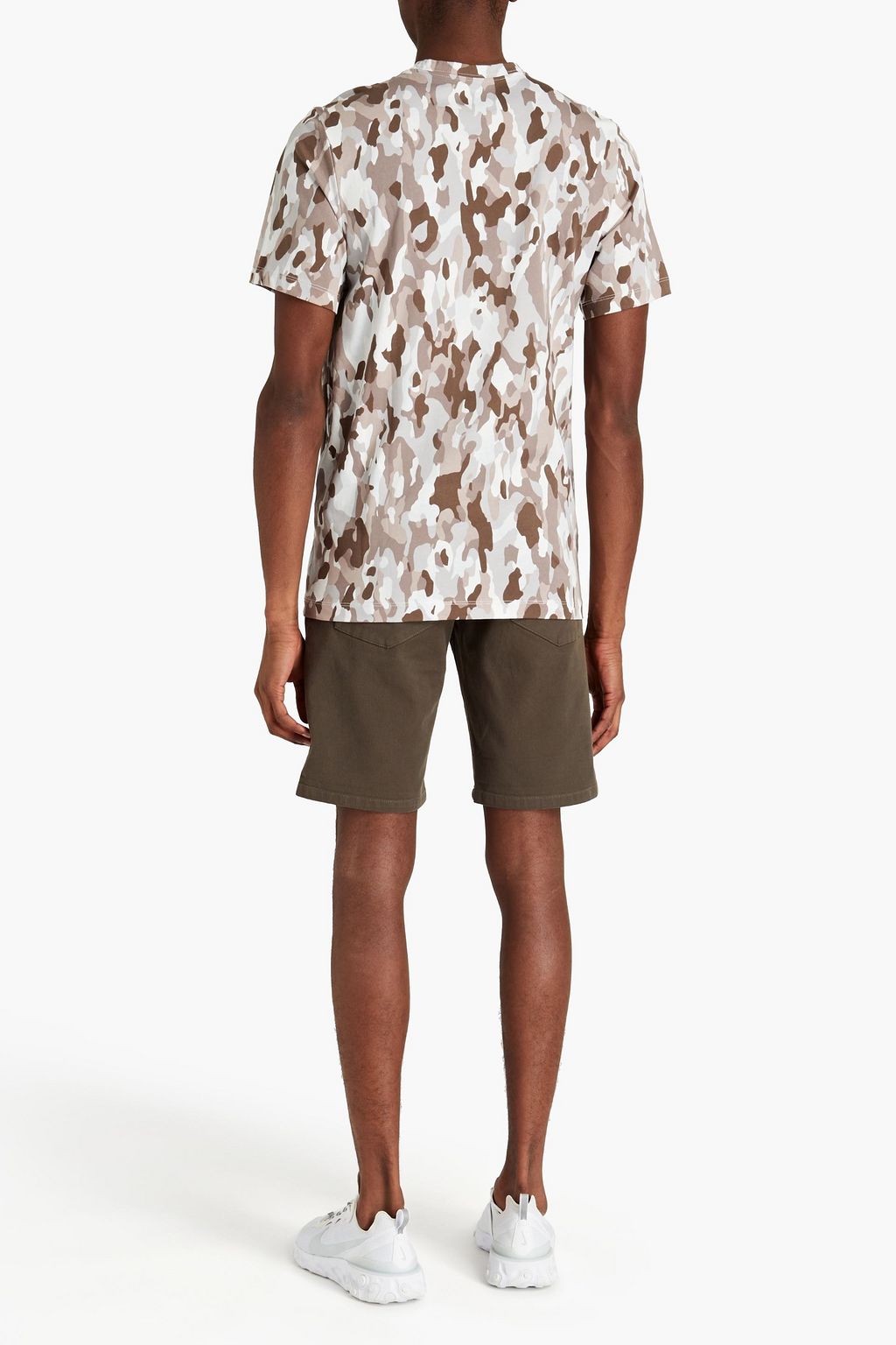 NIKE Printed cotton-jersey T-shirt
