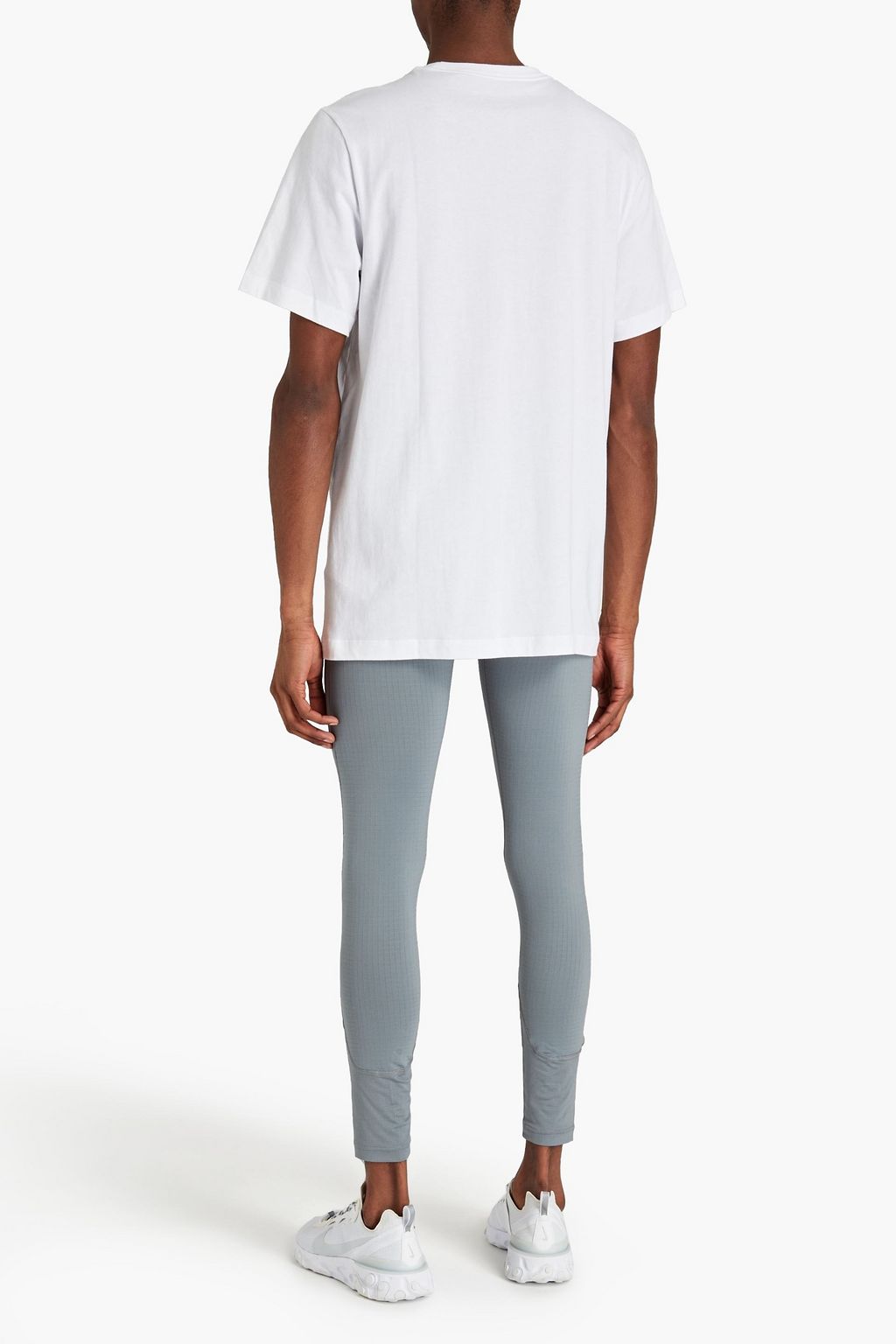 NIKE Printed cotton-jersey T-shirt