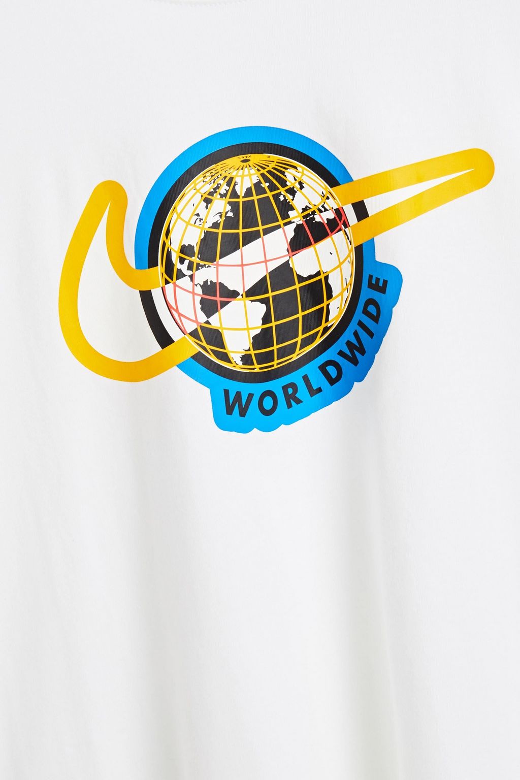 NIKE Printed cotton-jersey T-shirt