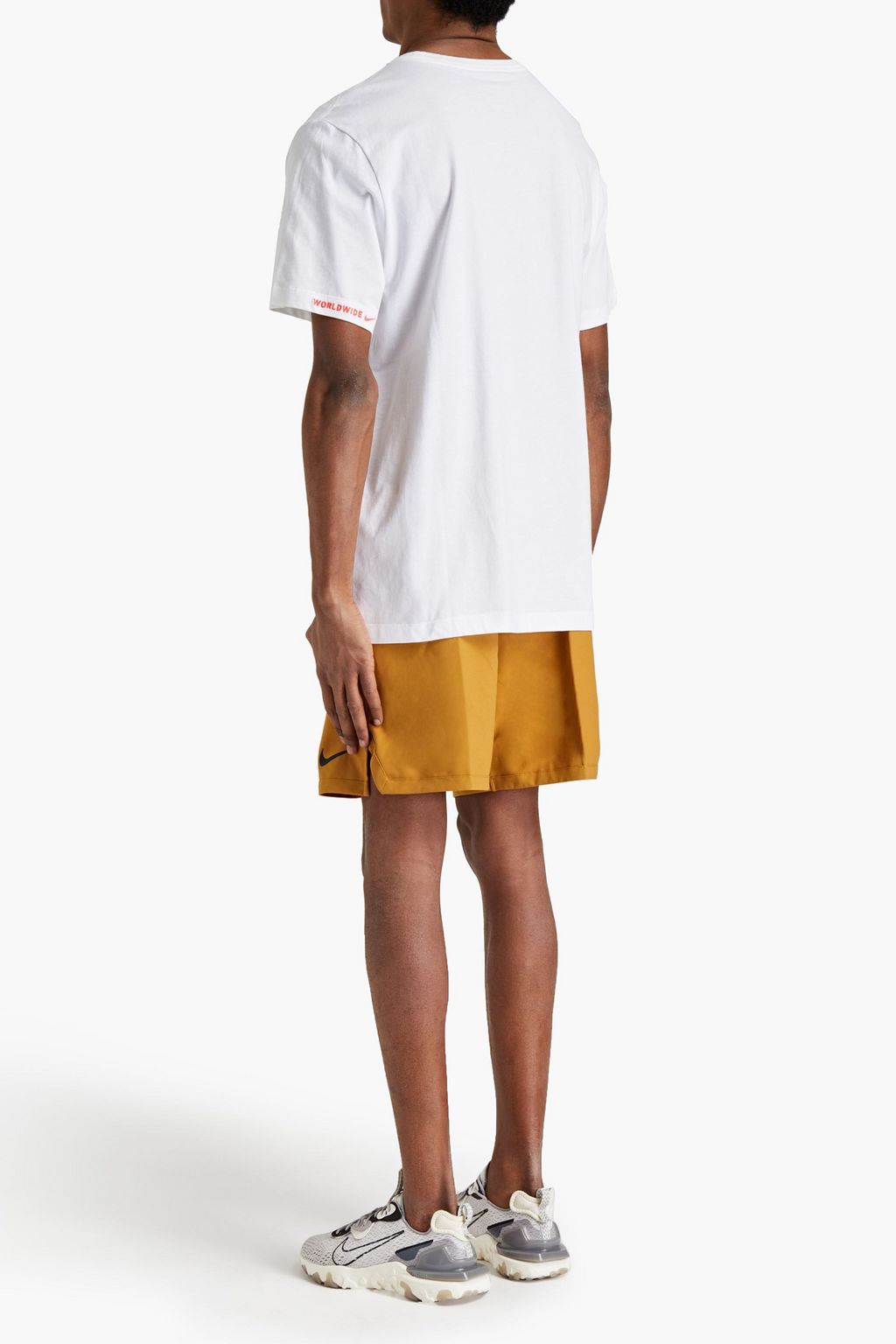 NIKE Printed cotton-jersey T-shirt
