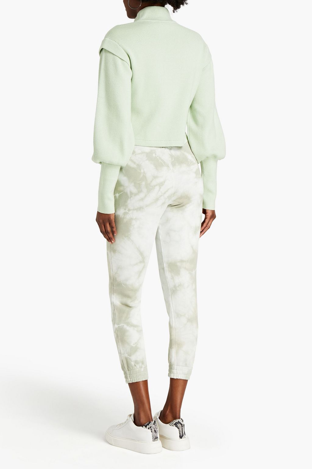 SIMKHAI Ribbed-knit turtleneck sweater