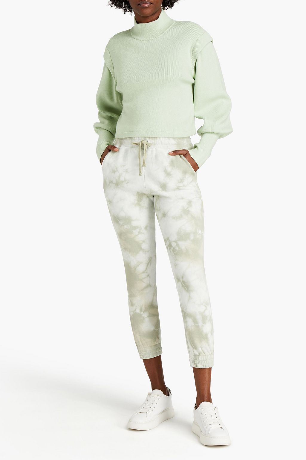 SIMKHAI Ribbed-knit turtleneck sweater