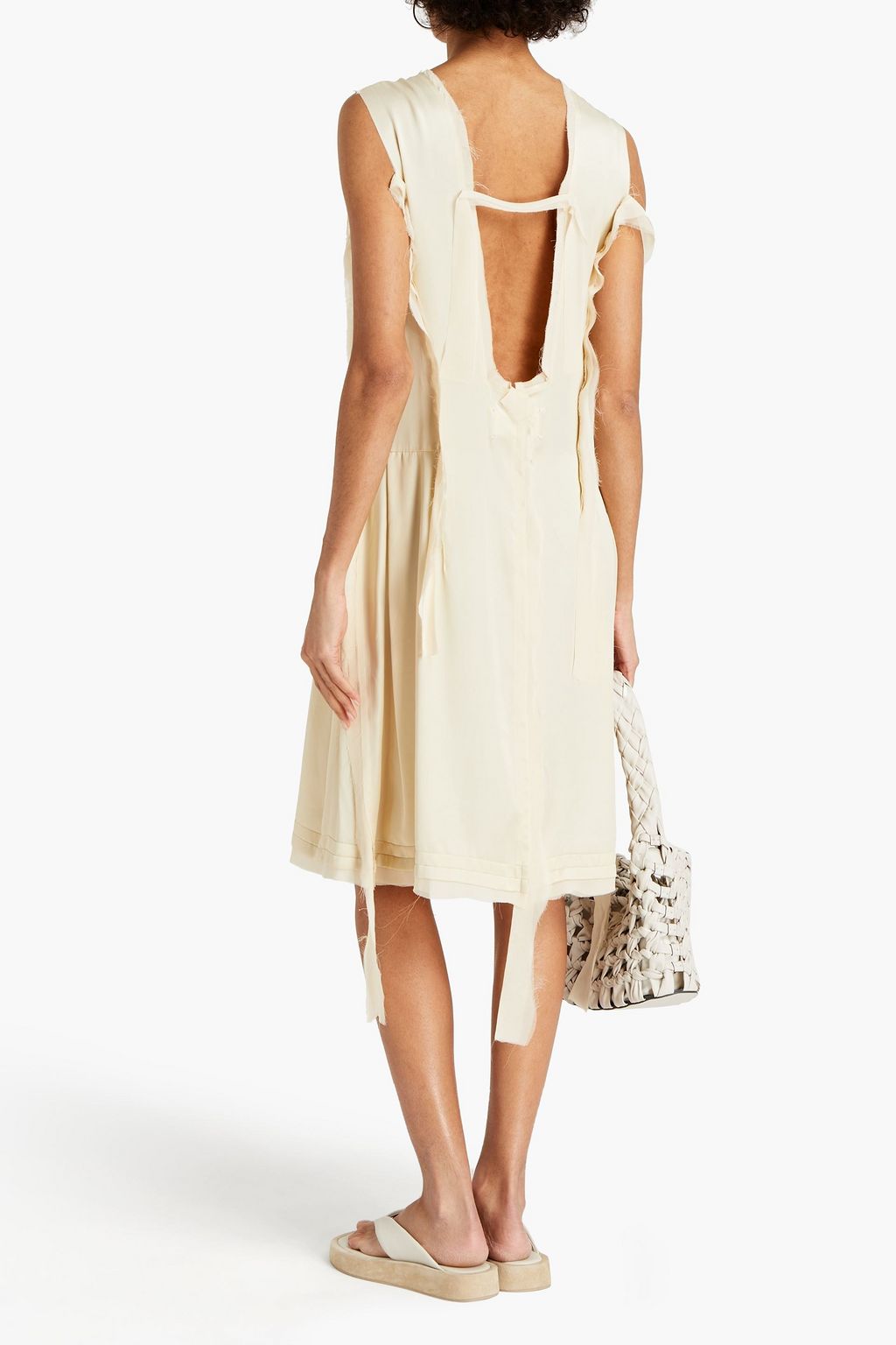 MAISON MARGIELA Satin-twill dress