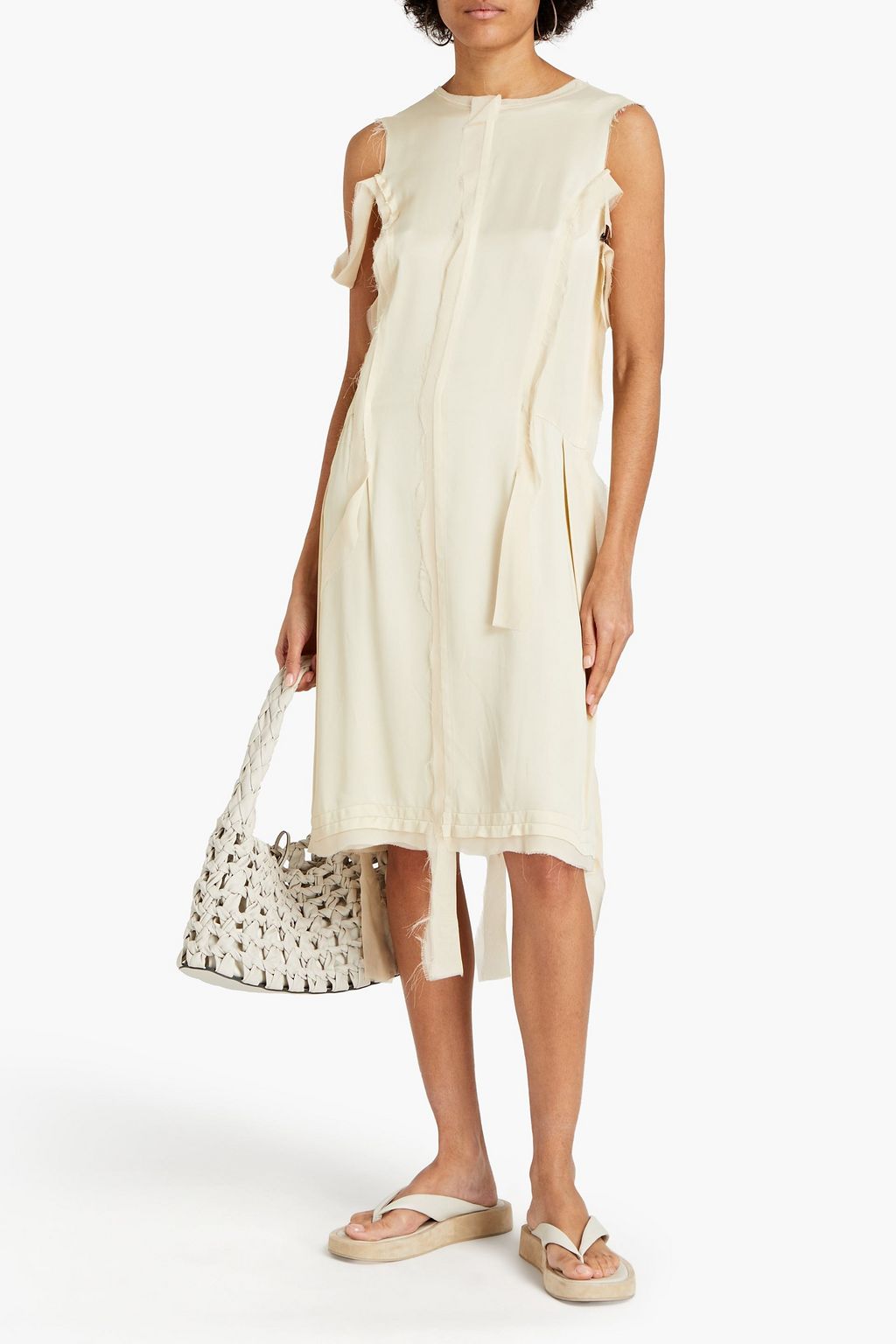 MAISON MARGIELA Satin-twill dress
