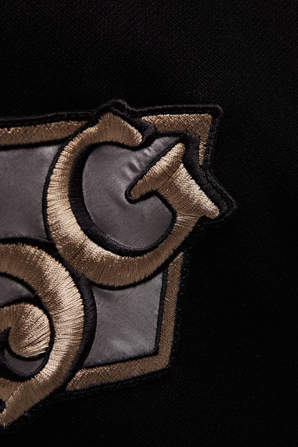 DOLCE&GABBANA Appliquéd French cotton-terry sweatpants