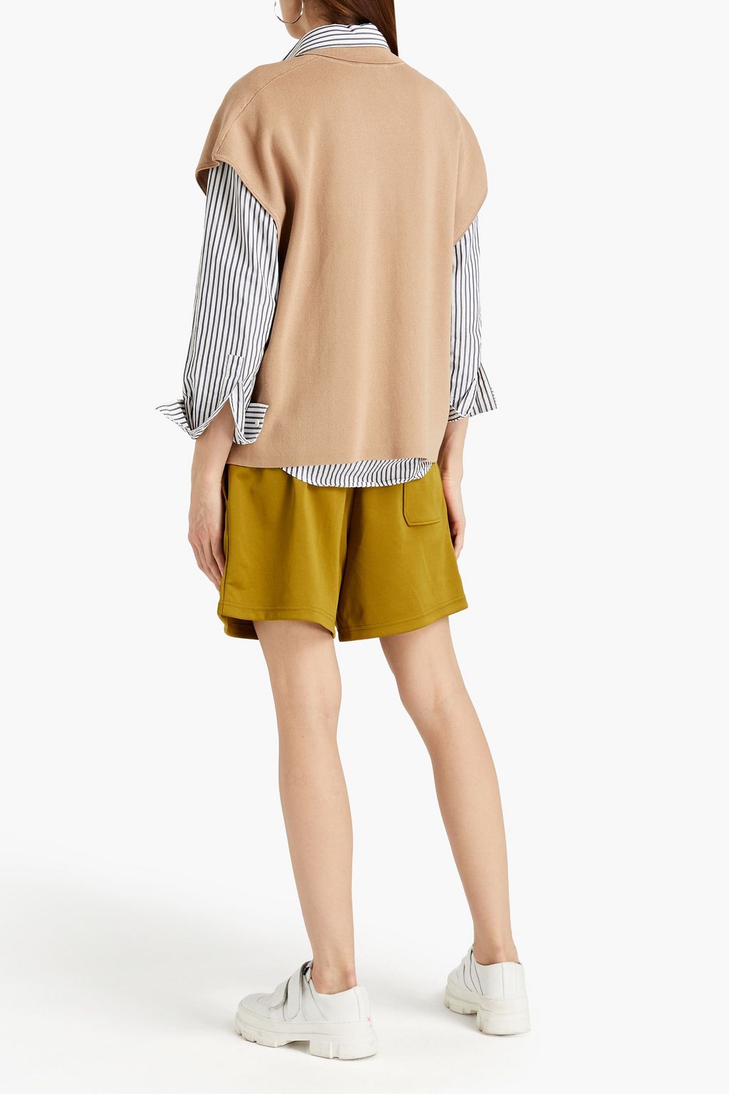 ACNE STUDIOS Shorts aus Jersey mit Applikationen