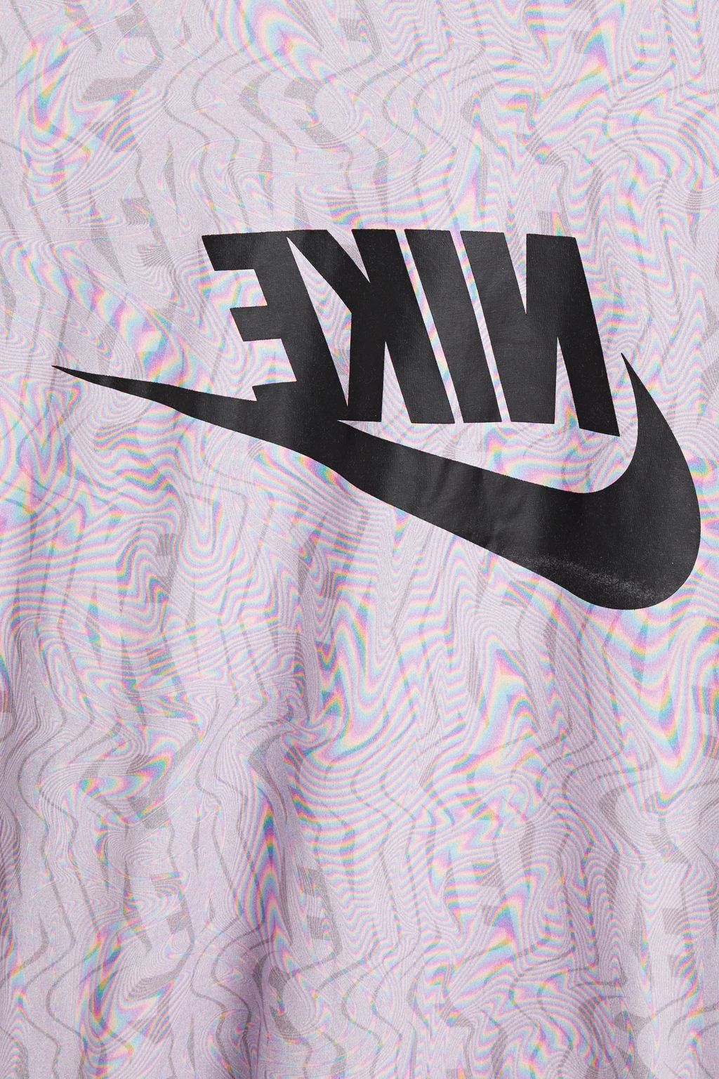 NIKE Printed cotton-jersey T-shirt