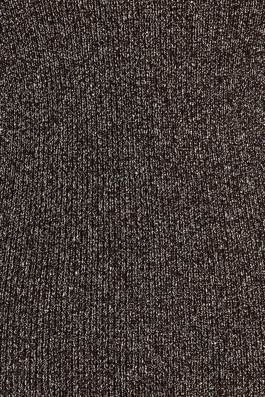 GANNI Lace-up metallic ribbed-knit sweater