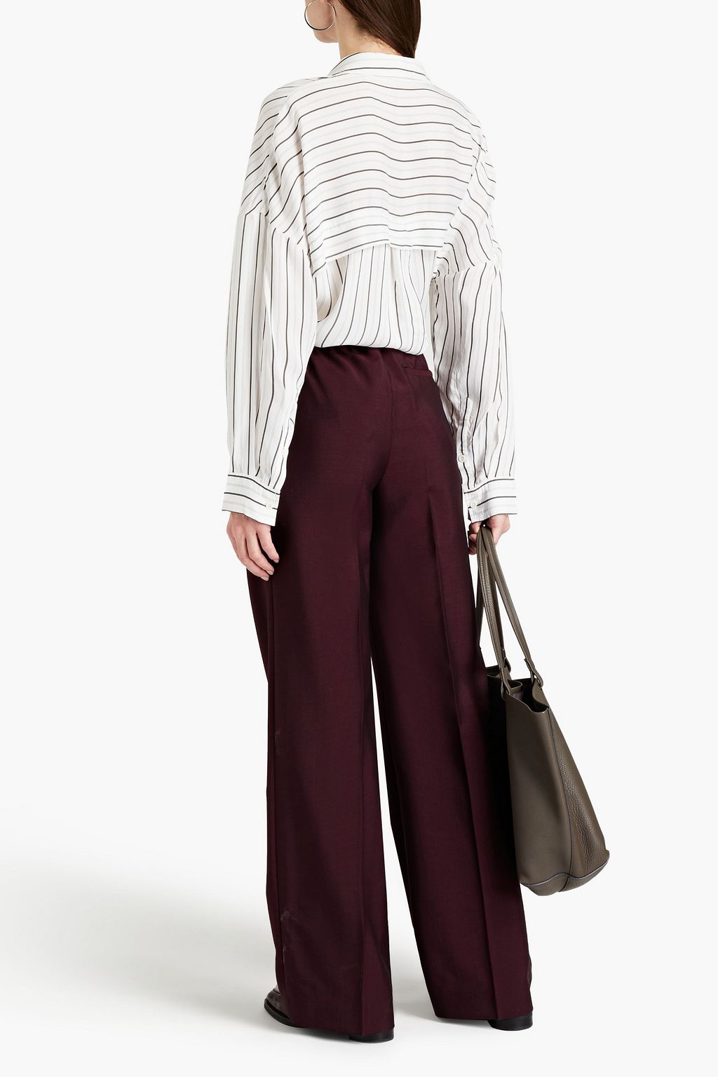 ACNE STUDIOS Hose mit geradem Bein aus einer Woll-Mohairmischung