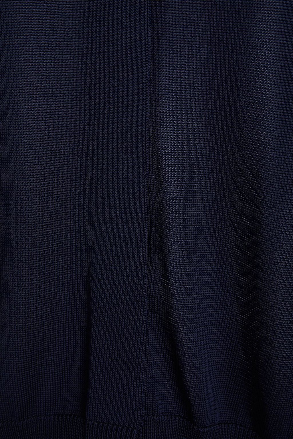 ROBERTO CAVALLI Lace-paneled knitted cardigan