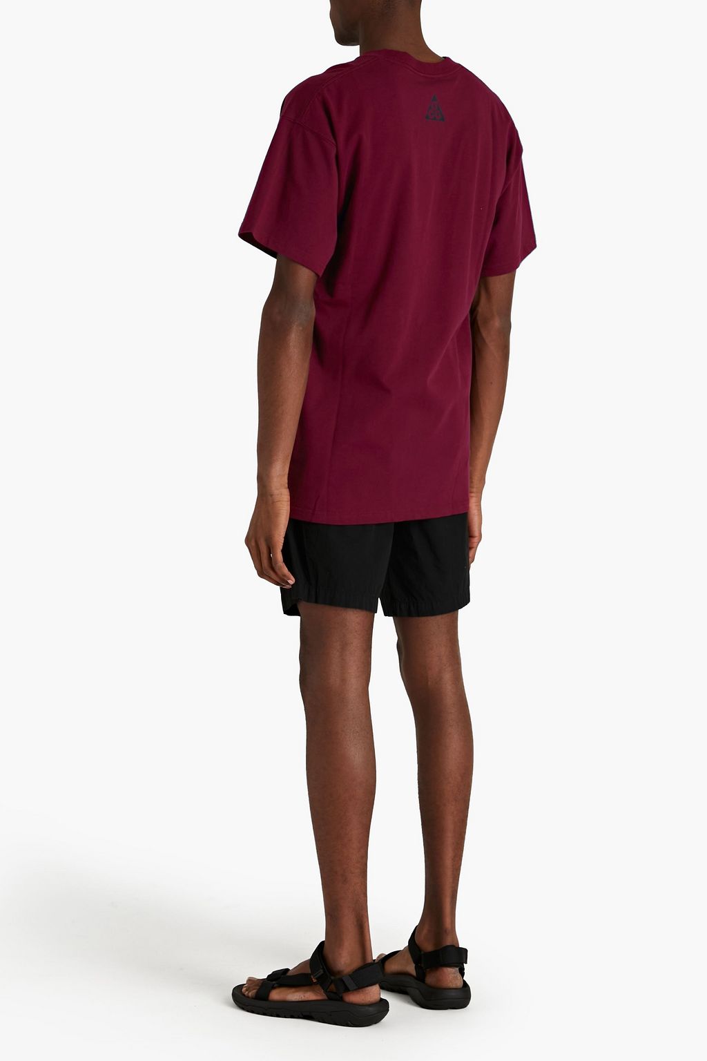 NIKE Printed cotton-jersey T-shirt