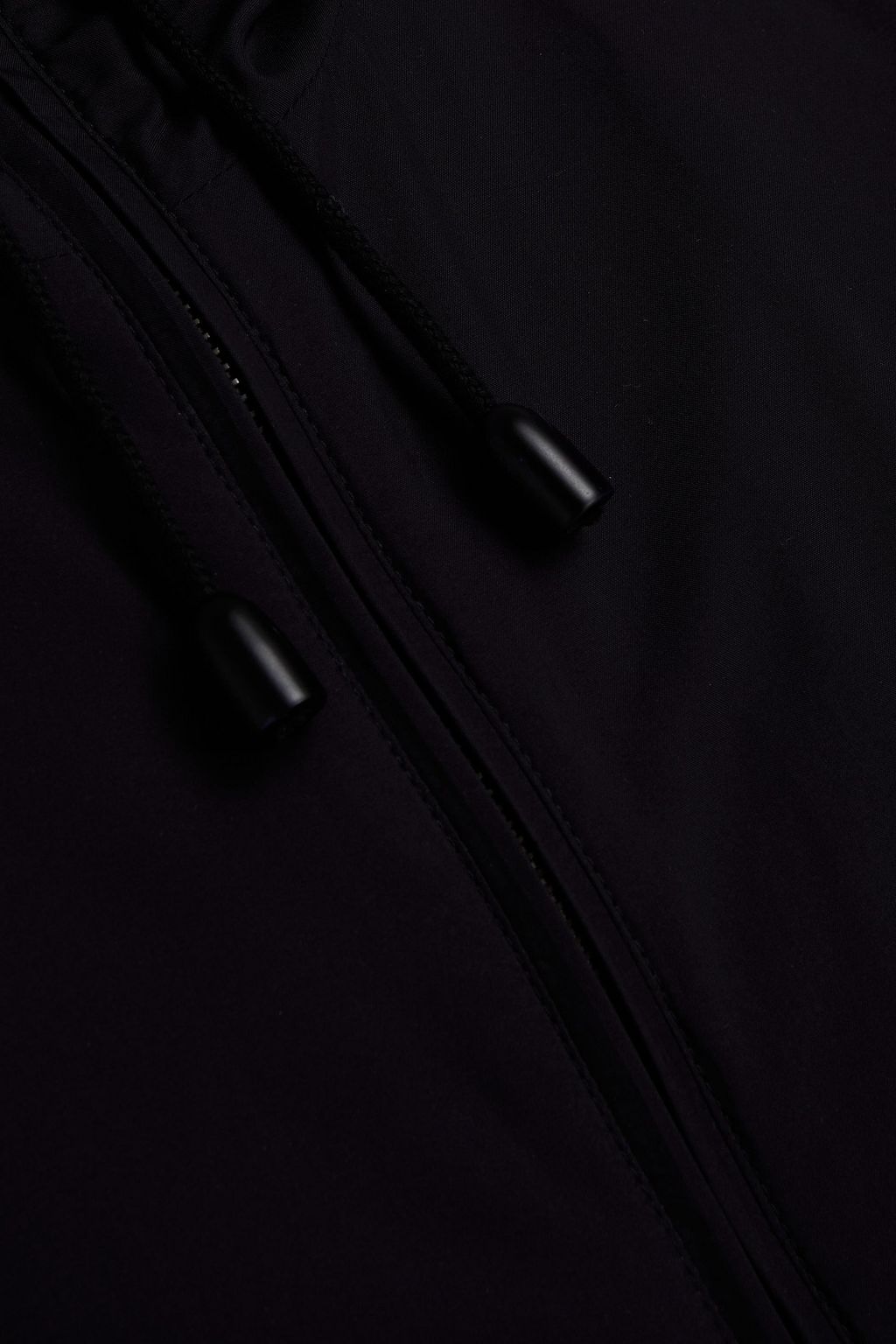 THE ROW Clement hooded silk jacket