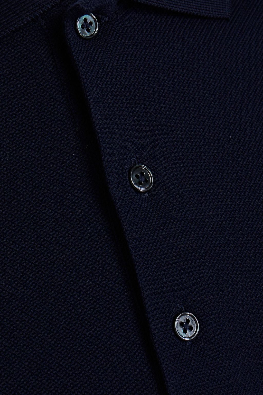 THE ROW Cotton-piqué polo shirt