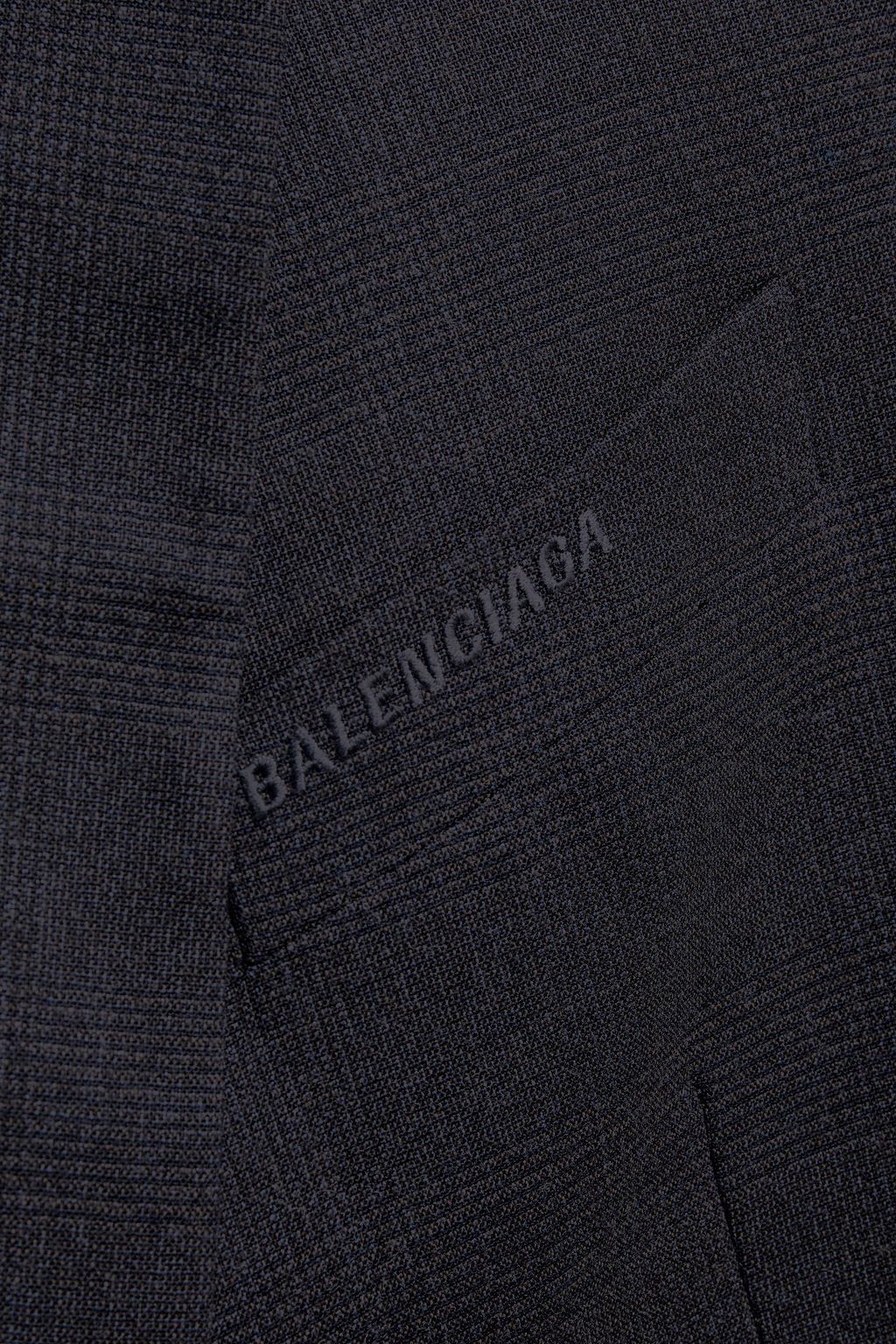 BALENCIAGA Prince of Wales checked wool blazer