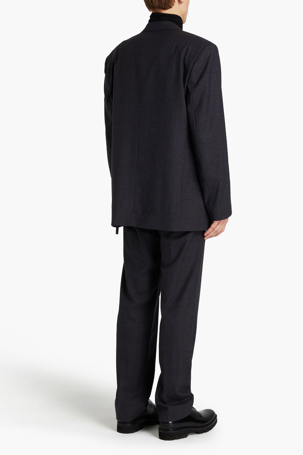 BALENCIAGA Prince of Wales checked wool blazer