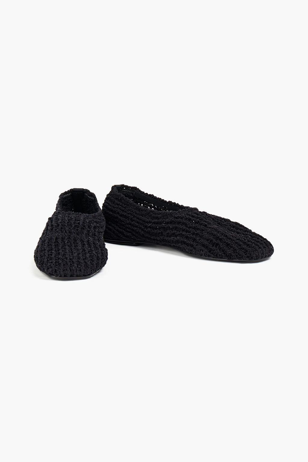 THE ROW Crochet ballet flats