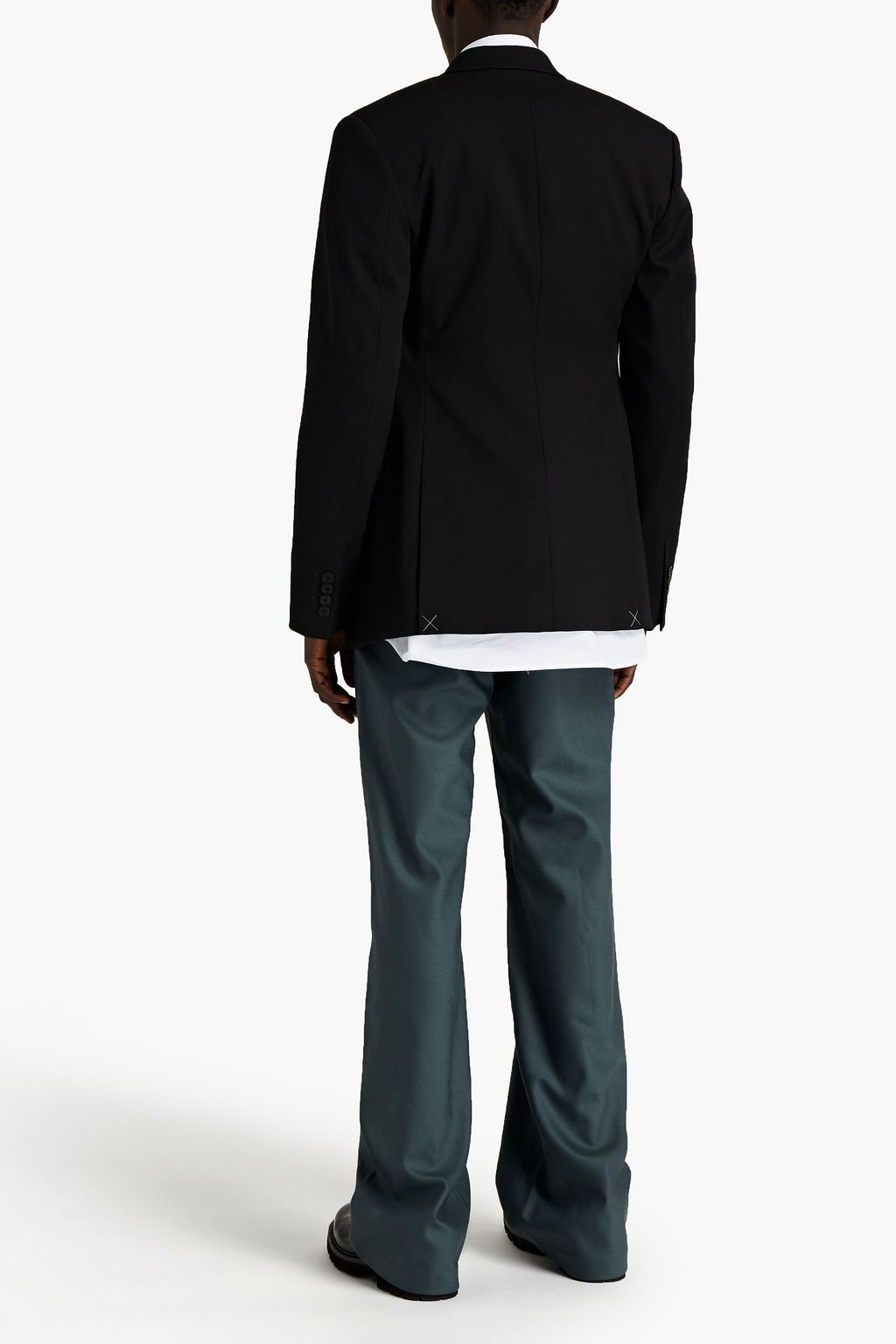 BALENCIAGA Double-breasted stretch-wool twill blazer