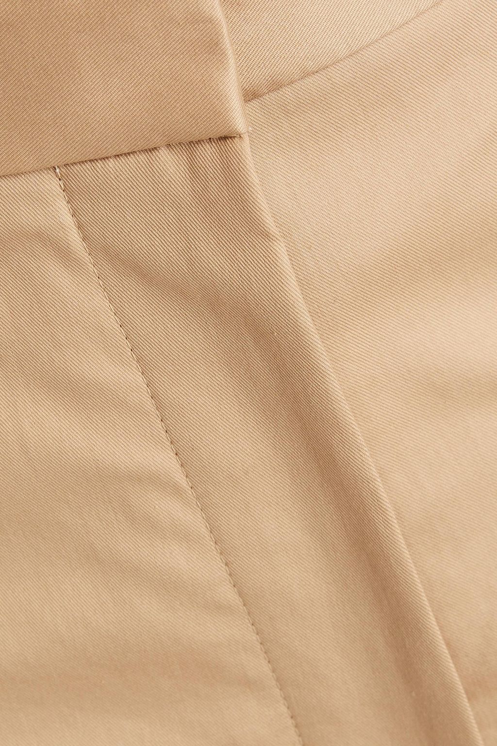THE ROW Carter Cropped Hose mit weitem Bein aus Baumwoll-Twill
