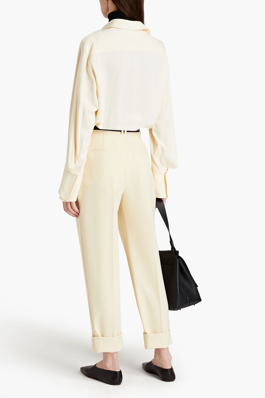 THE ROW Silk-blend cady shirt