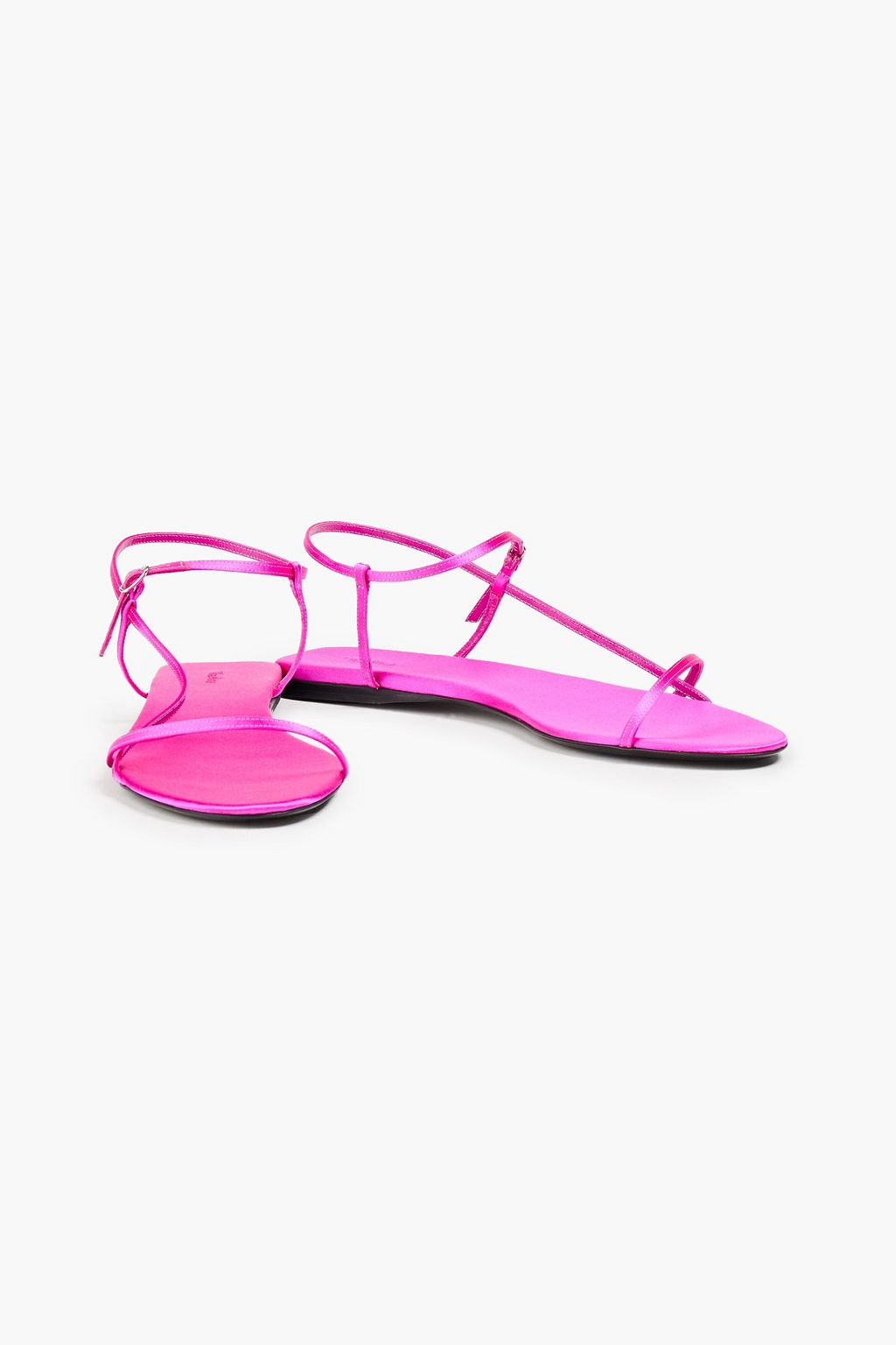 the row bare satin sandals