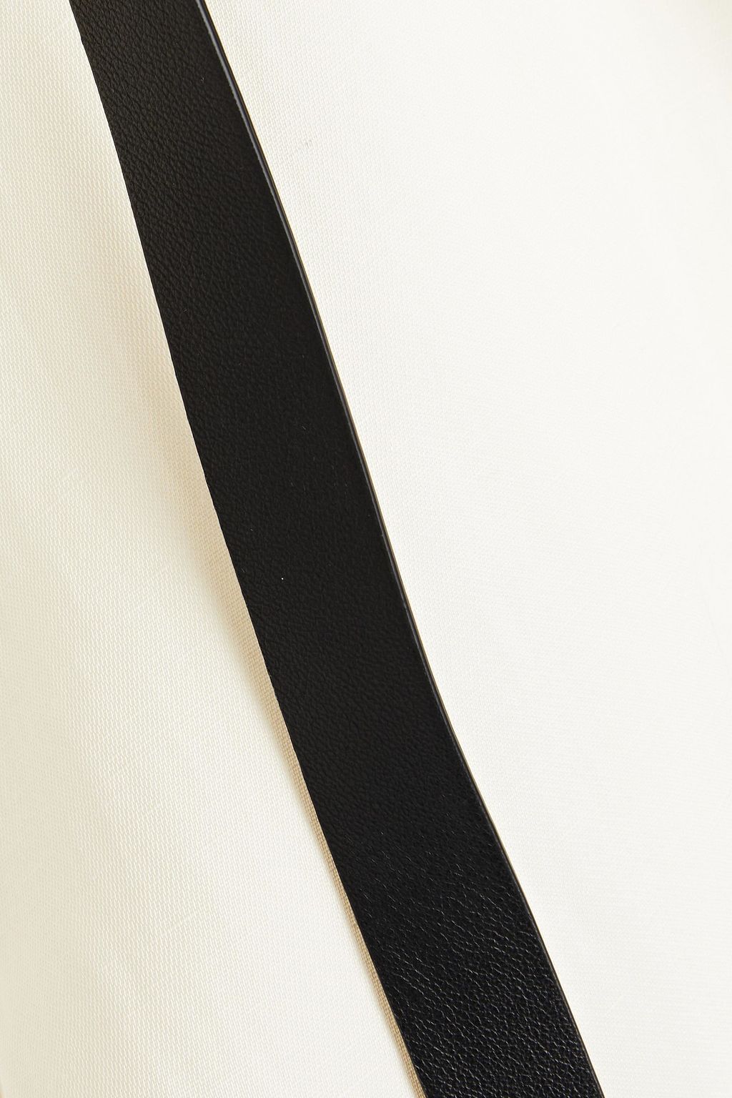 linen-blend crepe wide-leg pants 