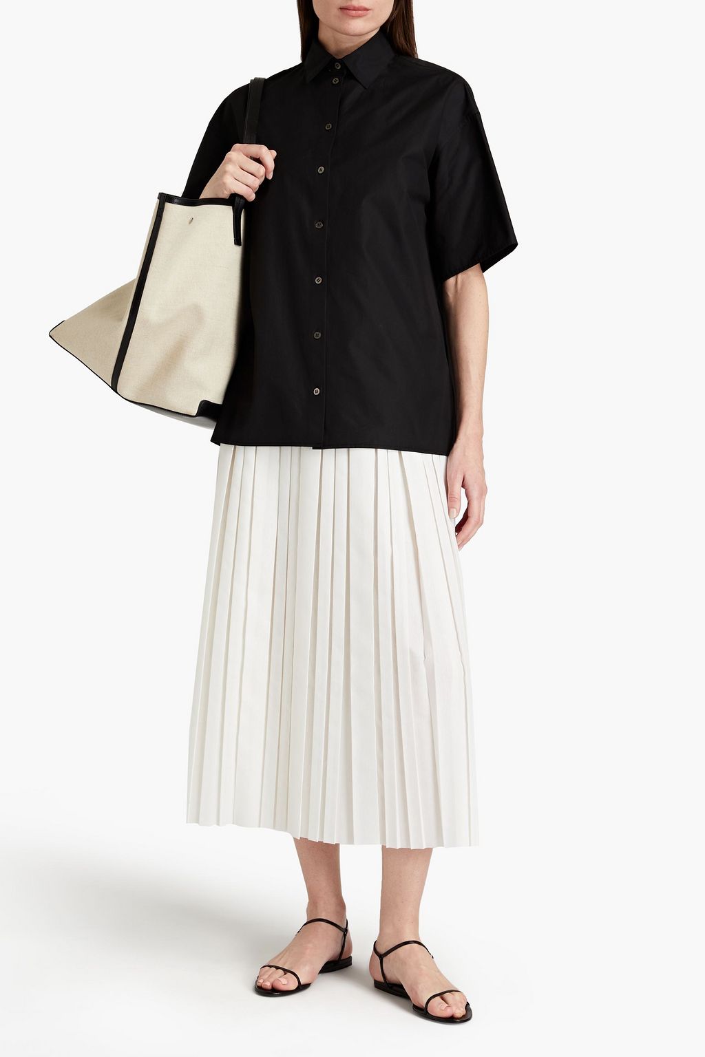 THE ROW Sissa cotton-poplin shirt
