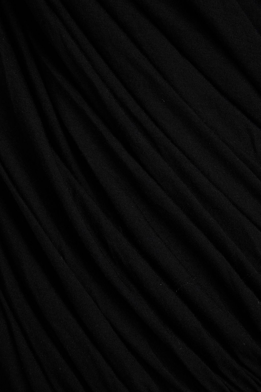 RICK OWENS LILIES Ruched jersey mini dress