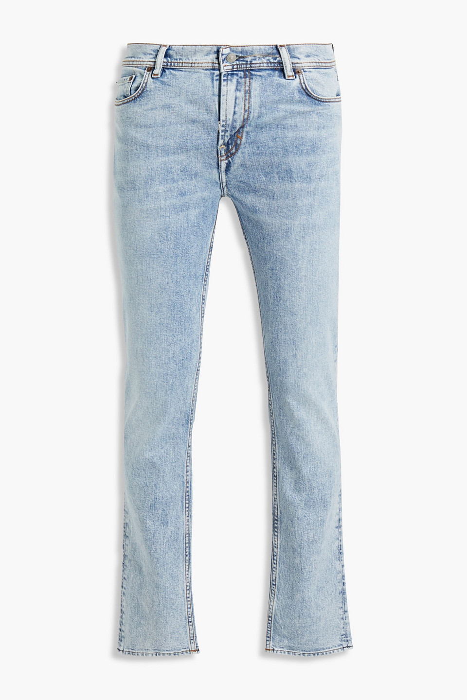 acne studios - skinny-fit faded denim jeans - blue - 39w/ 32l