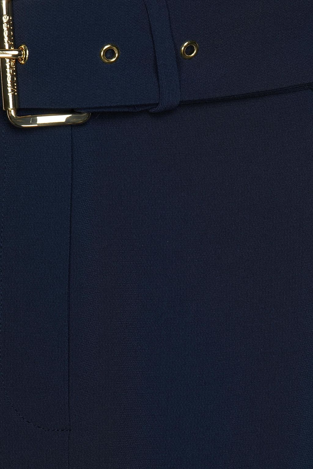 MICHAEL MICHAEL KORS Pleated belted crepe culottes