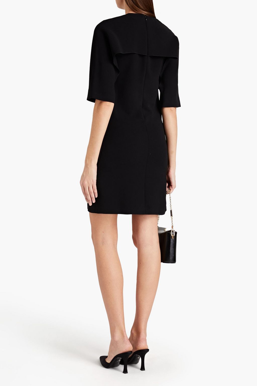 VICTORIA, VICTORIA BECKHAM Cutout crepe mini dress