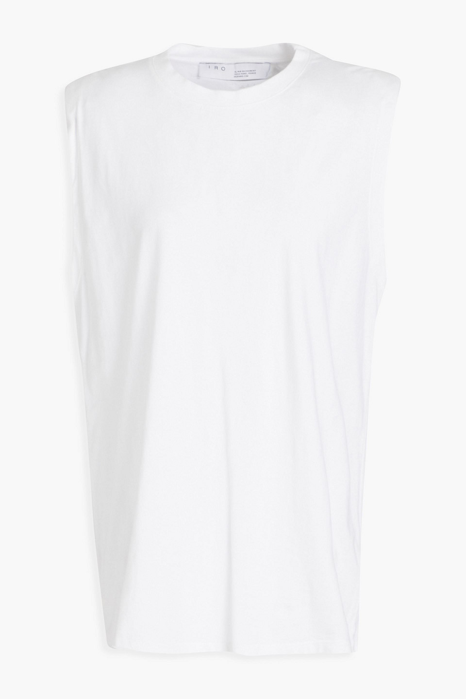 Iro Woman Cosy Cotton-jersey Tank White Size L
