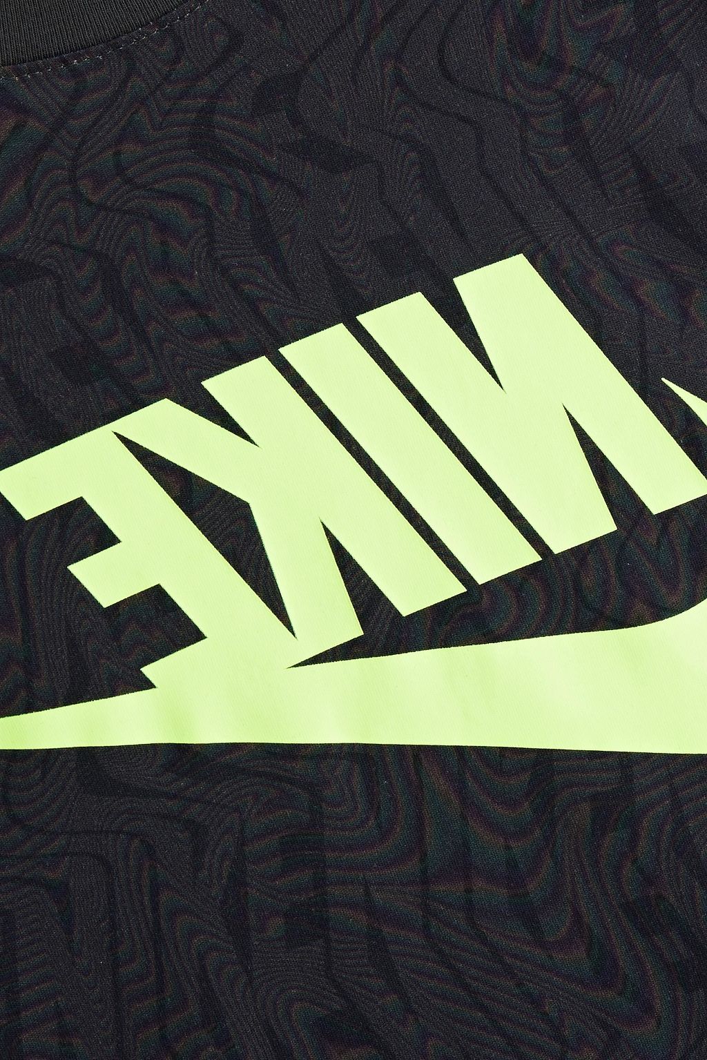 NIKE Printed cotton-jersey T-shirt