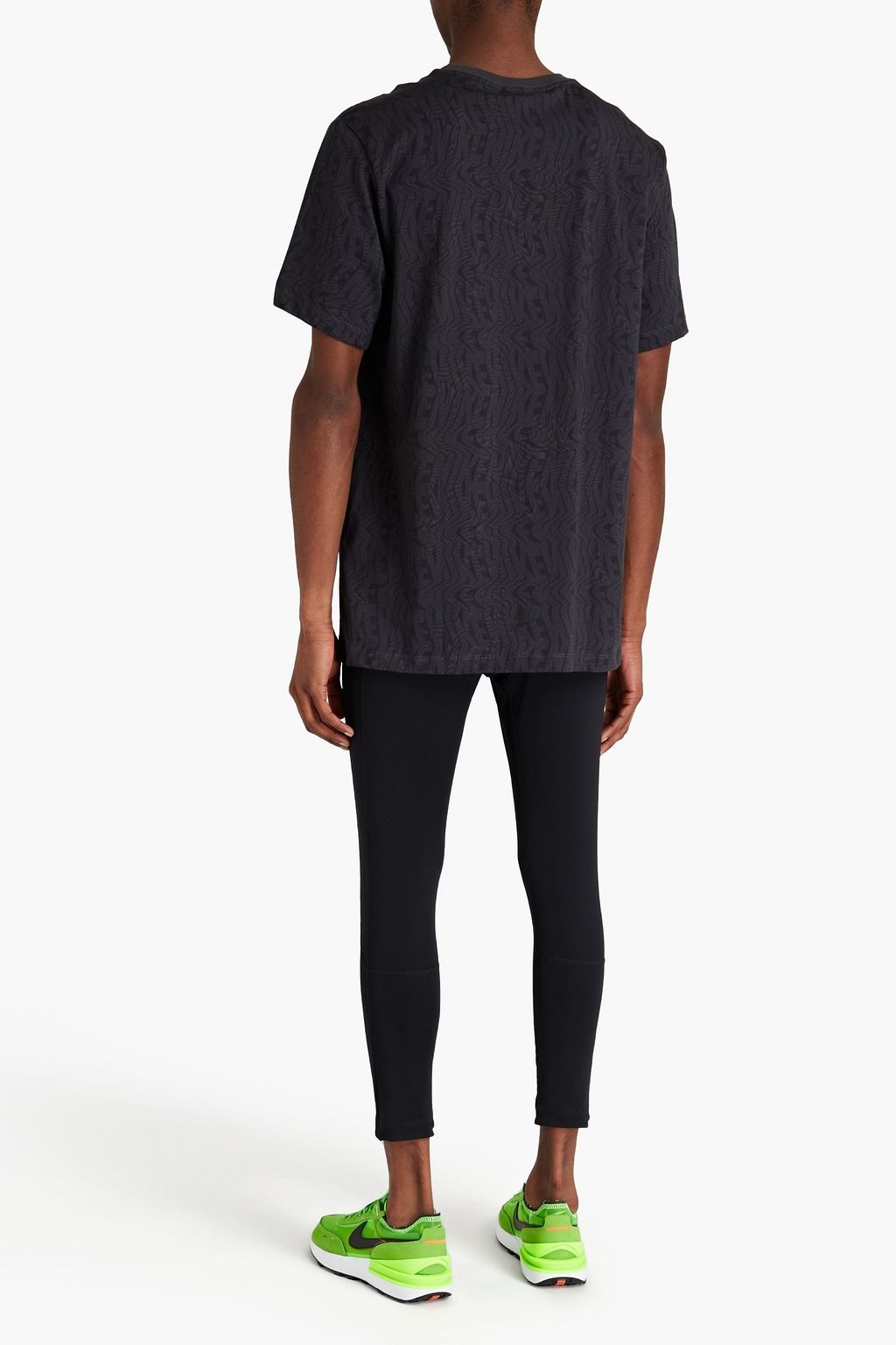NIKE Printed cotton-jersey T-shirt