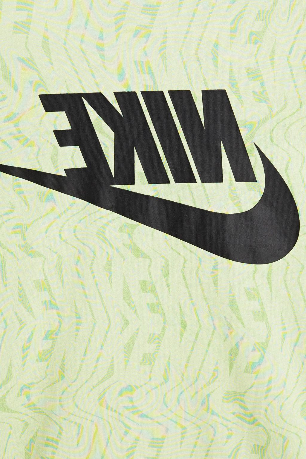 NIKE Printed cotton-jersey T-shirt