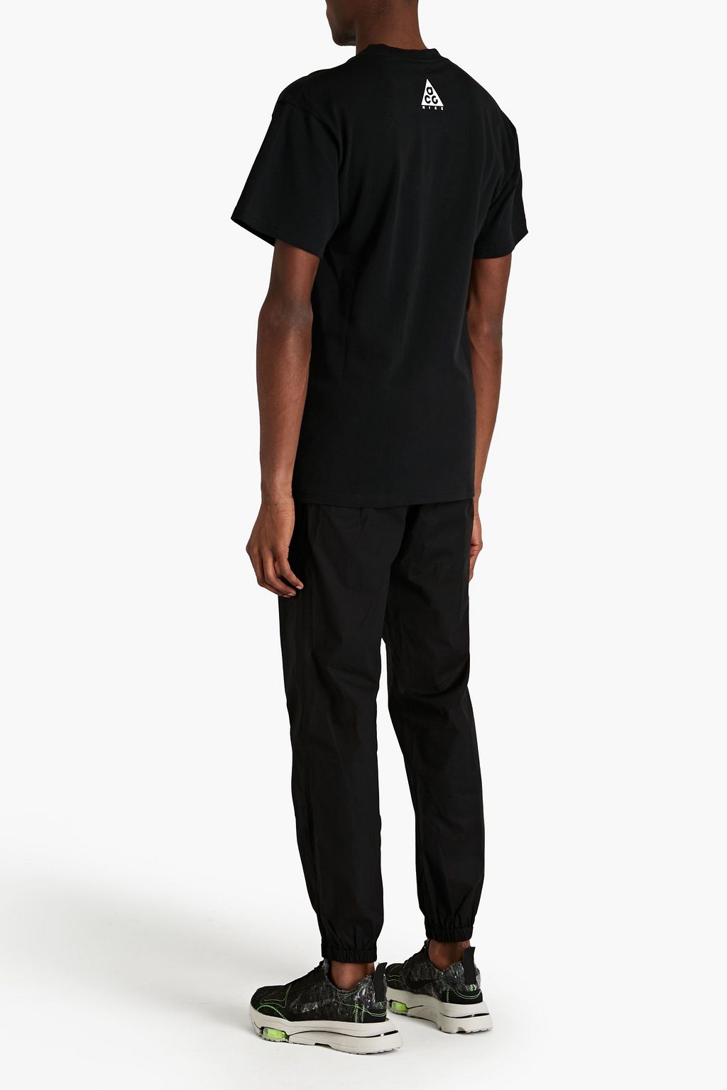 NIKE Printed cotton-jersey T-shirt