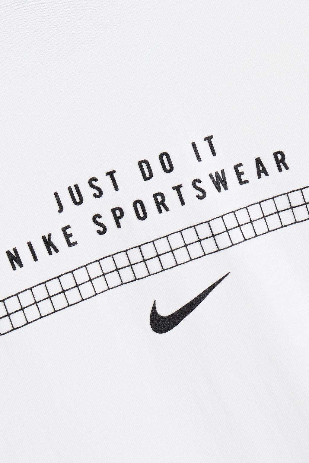NIKE Printed cotton-jersey T-shirt