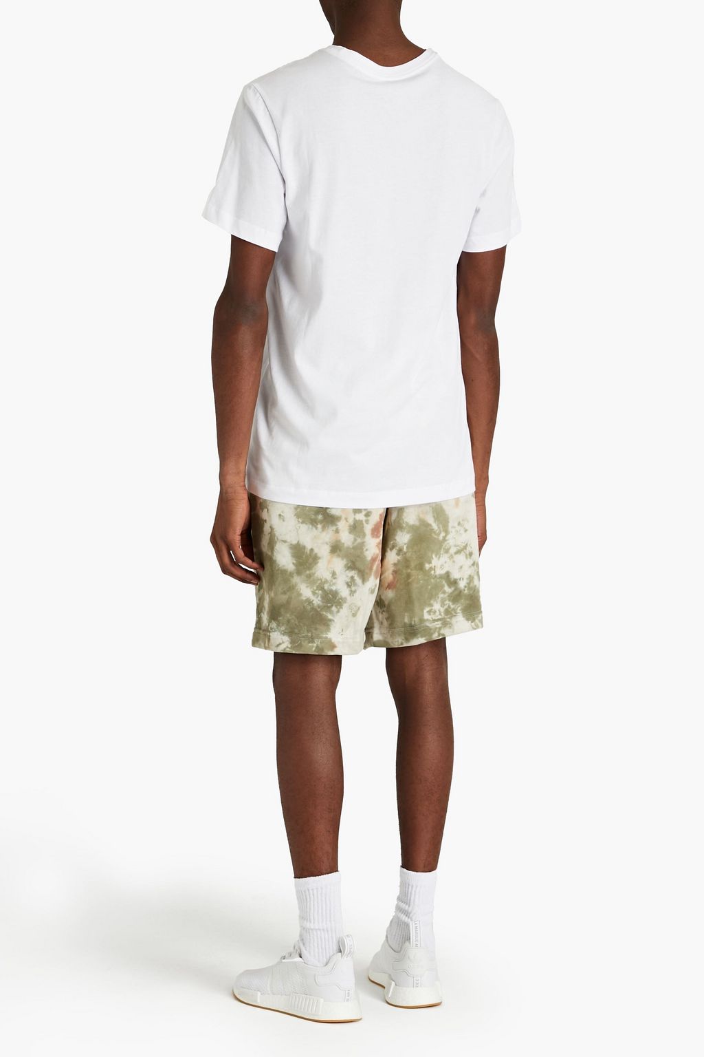 NIKE Printed cotton-jersey T-shirt