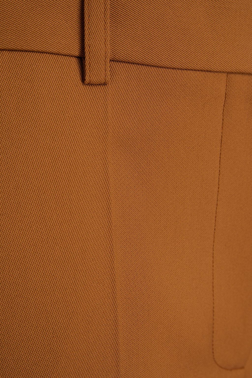 VICTORIA BECKHAM Cotton-blend grain de poudre flared pants
